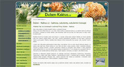 Desktop Screenshot of duben-kaktus.cz