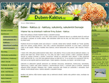Tablet Screenshot of duben-kaktus.cz
